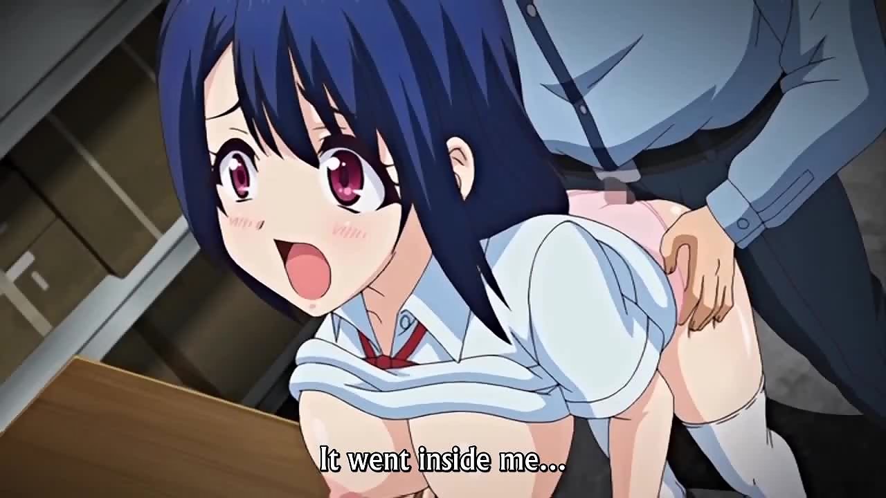 Peeping Girl 2 – Busty anime schoolgirl gets fucked by security guard while friend watches