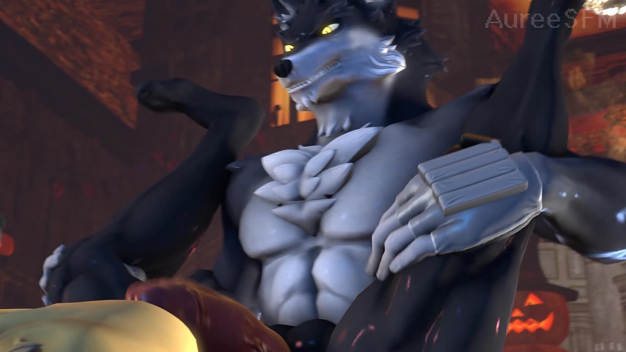 Werewolf Fucks Gay Vampire Dogman in Ass – Furry SFM