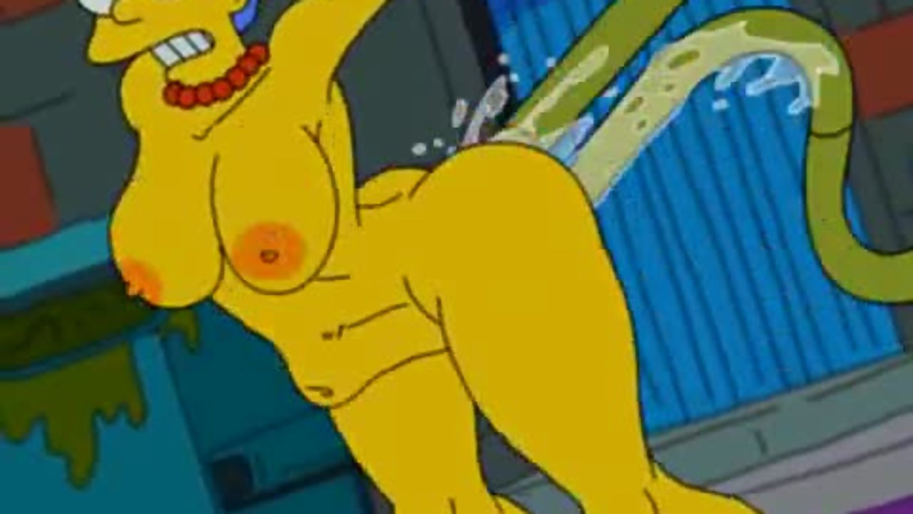 Marge Simpson gets impregnated by alien tentacles in dirty alley