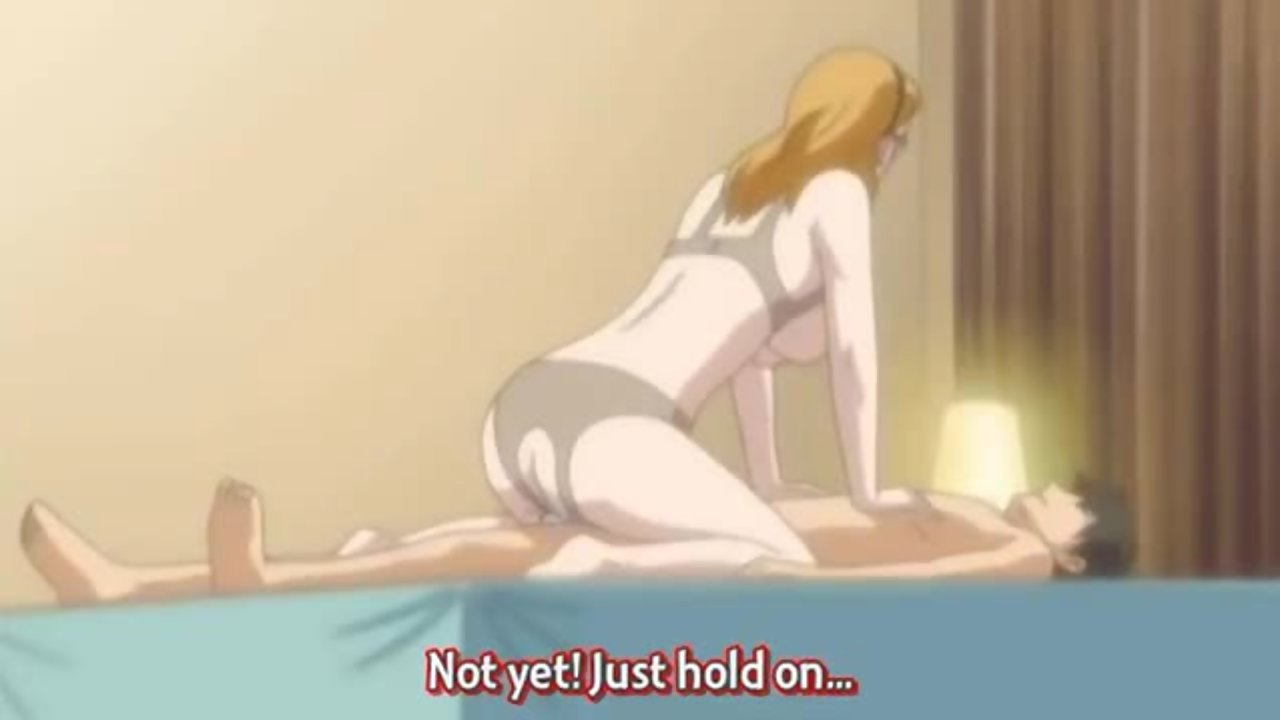 Dirty anime mom sucks and fucks her sons friend