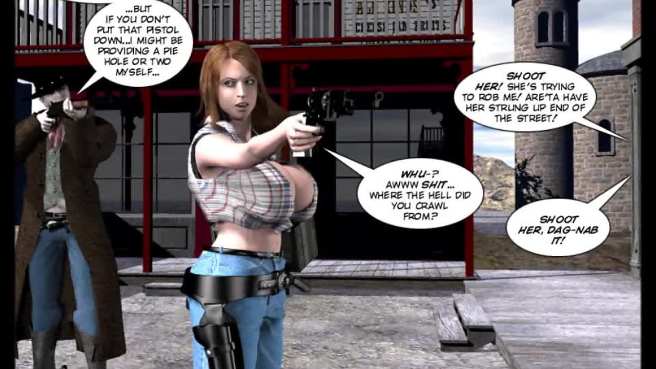 Comic Book Six Gun Sisters