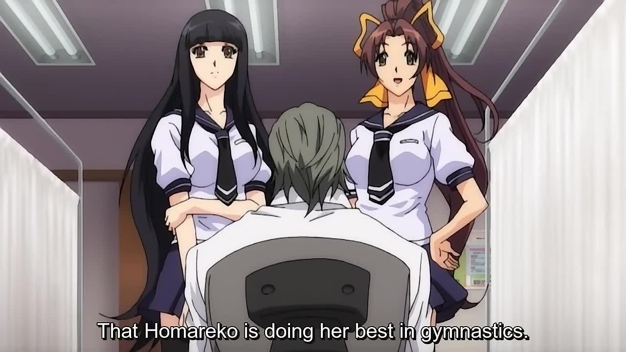 Hentai Gymnastics girls have a groupsex fuck session