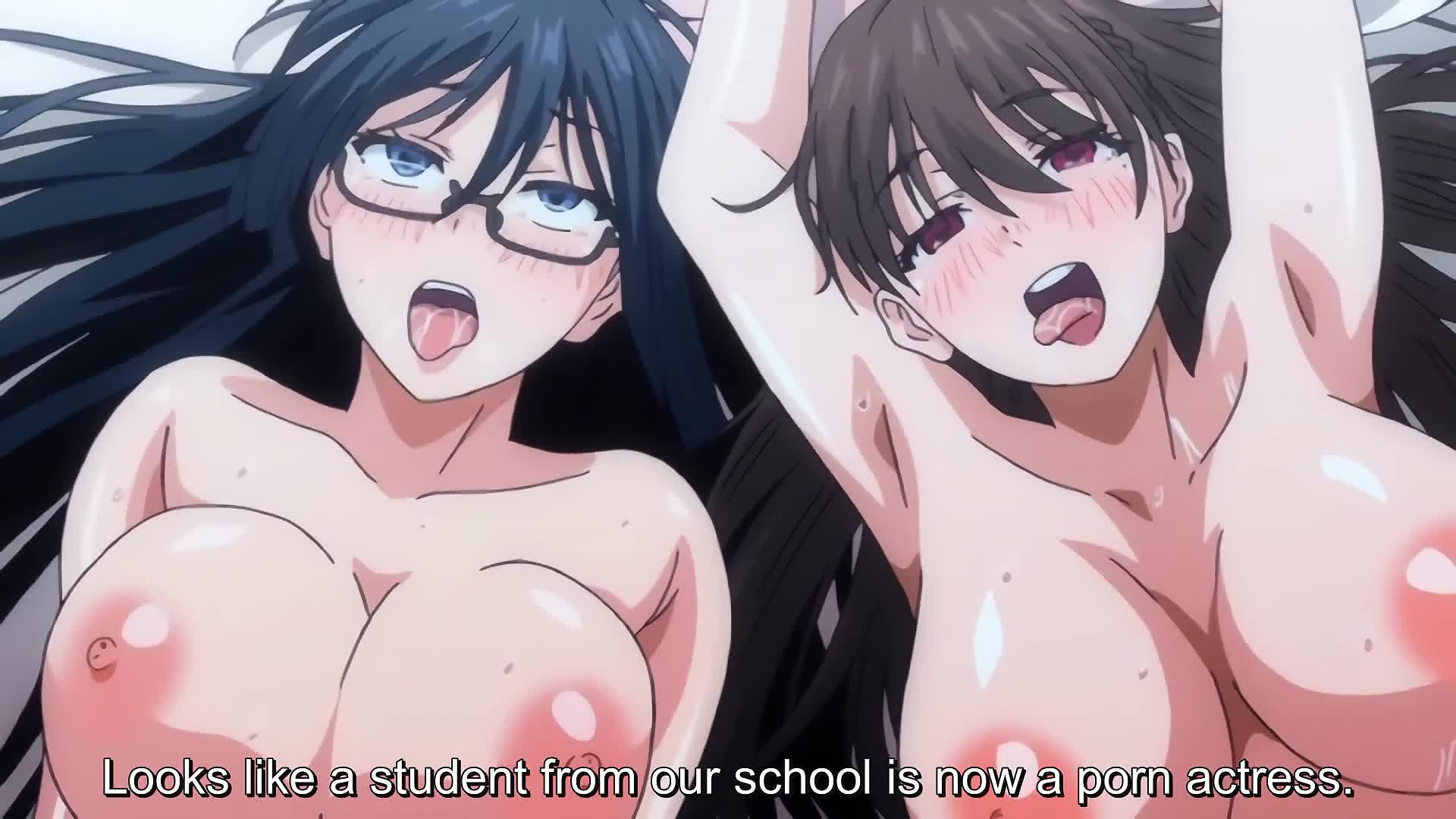 Library Girl 6 - Pregnant hentai schoolgirl and chained teacher used as cum dumps