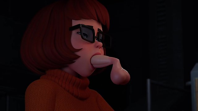 Ghost Cocks 1&2 - Velma from Scooby Doo is gangbanged by disembodied dicks