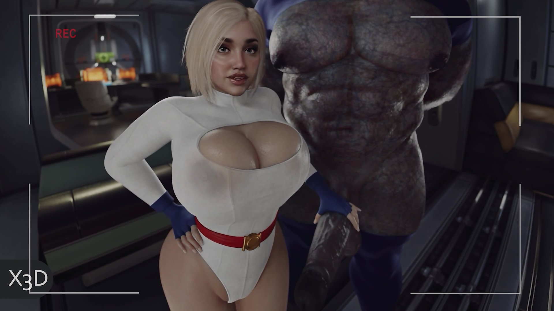 Power Girl X Darkseid - Only kryptonian pussy can take Darkseid's torrent of seed