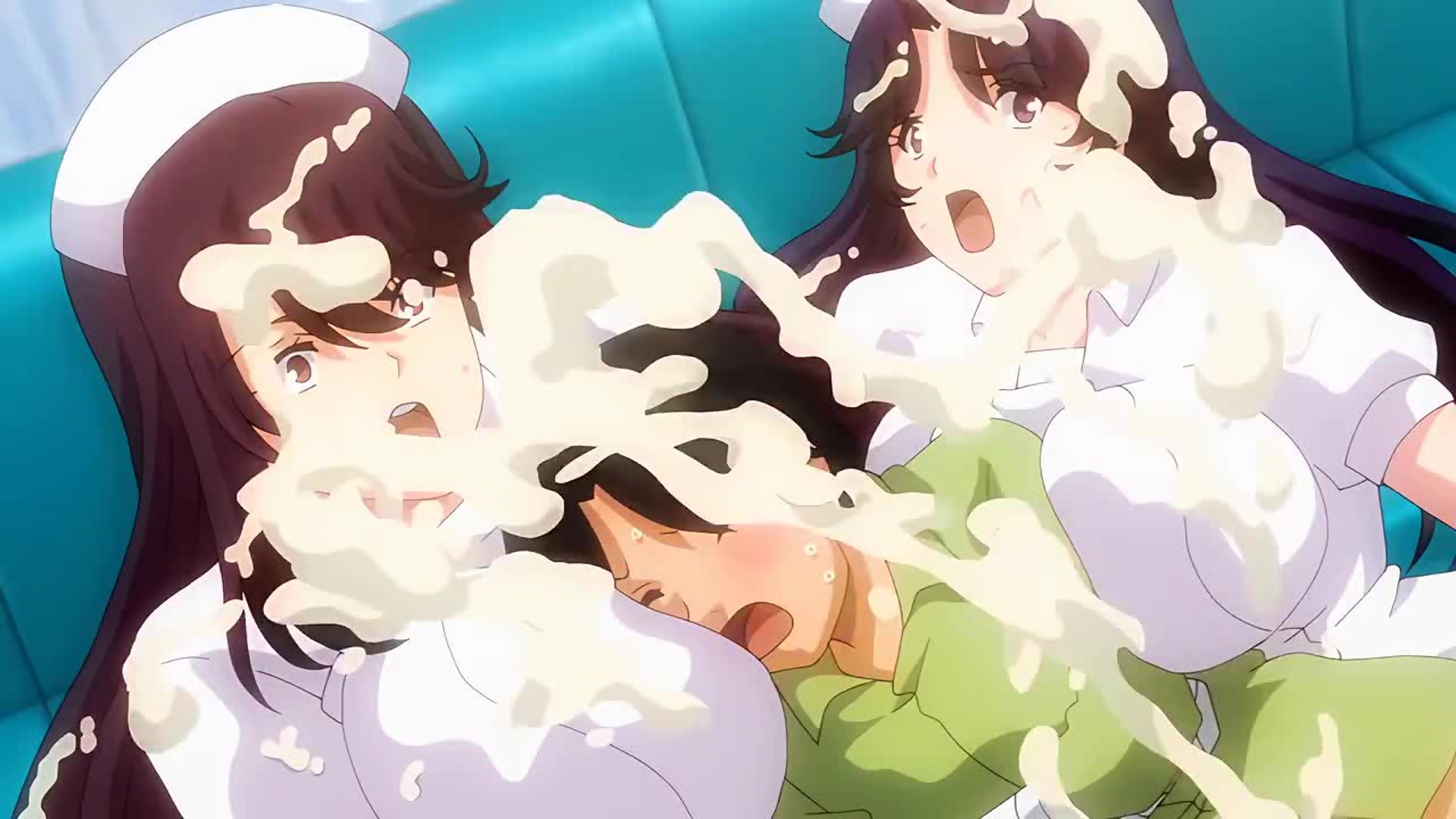 Semen Extraction Ward 9 - Hentai nurse kicks patient's balls and cum shoots out like a fountain